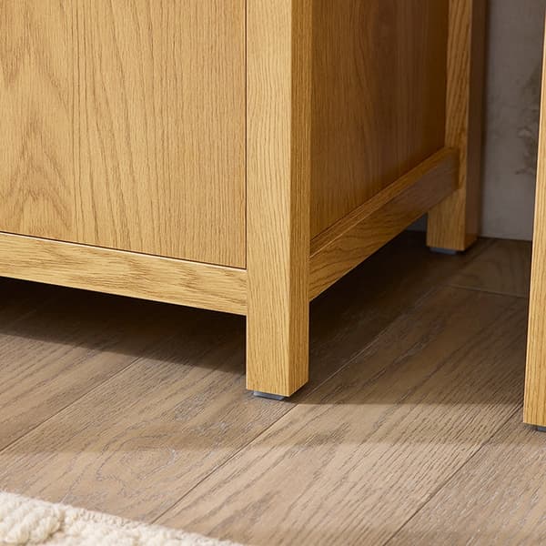 Rootz badeværelsesopbevaringsskab - Skab under vask - Organizer - Justerbar hylde - MDF,E1 - PB,E1 - Vægt 13,8 kg - 60 cm x 60 cm x 35 cm