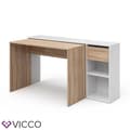 Miniatyrbild 2 av 4: VICCO Ben Datorbord - Utdragbart - Arbetsbord - Vit/Sonoma