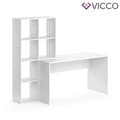 Miniatyrbild 2 av 4: Skrivbord + hyllset - VICCO - Mara - Vit - Contemporary - Design