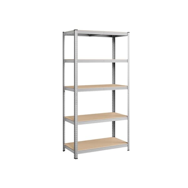 Rootz Garageopbevaringsstativ - Stålreolsystem - Justerbare hylder - Stærk støtte - Rustbestandig - 200 cm x 100 cm x 50 cm