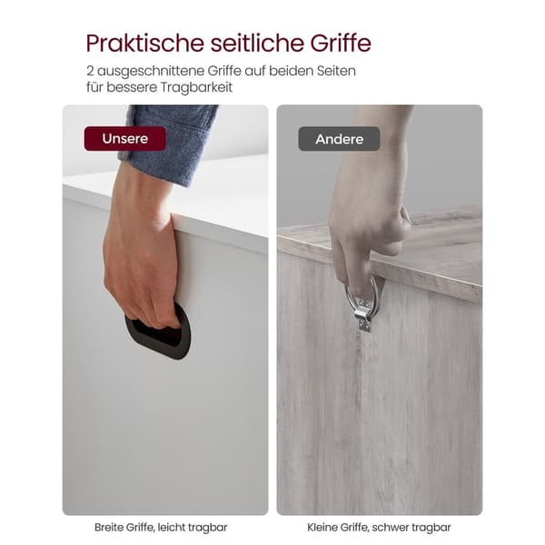 Rootz Skobänk med sits - Entréorganisator - Förvaringsbänk - Spånskiva - 40 cm x 100 cm x 46 cm - Matt vit - 136 kg Kapacitet - 19,5 kg - Enkel monter