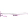 Miniatyrbilde 10 av 10: vidaXL Vegghyller 4 stk artisan eik 60x20x1,5 cm konstruert tre