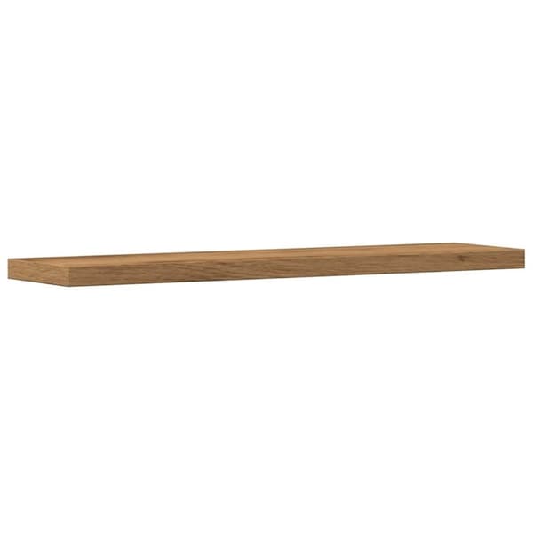 vidaXL væghylder 4 stk. 40x10x1,5 cm konstrueret træ kunsteg