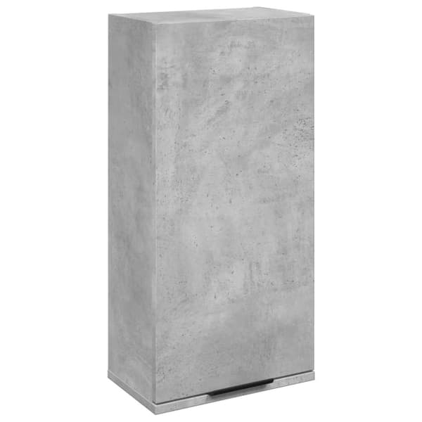 vidaXL Vegghengt baderomsskap betonggrå 32x20x67 cm