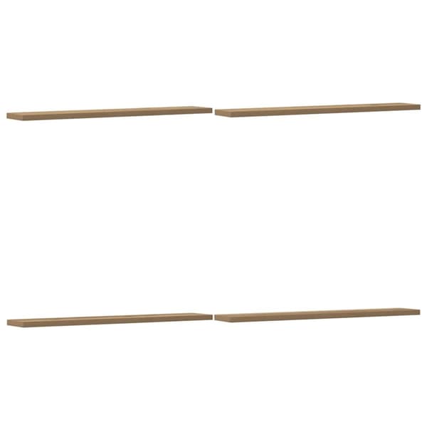 vidaXL hyldeplader 4 stk. 60x10x1,5 cm konstrueret træ kunsteg
