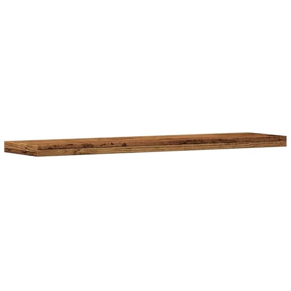 vidaXL Vegghyller 4 stk gammelt tre 40x10x1,5 cm konstruert tre