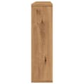 Miniatyrbilde 8 av 11: vidaXL Sminkebord med LED artisan eik 76x15x55 cm konstruert tre