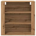 Miniatyrbilde 5 av 10: vidaXL Veggskap artisan eik 80x33x80 cm konstruert tre