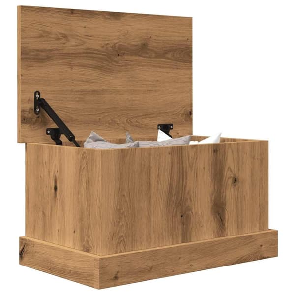vidaXL Oppbevaringsboks artisan eik 30x50x28 cm konstruert tre