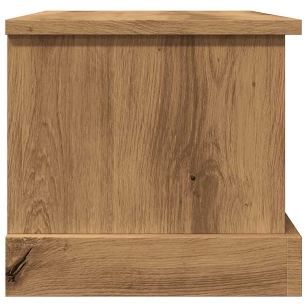 vidaXL Oppbevaringsboks artisan eik 30x50x28 cm konstruert tre