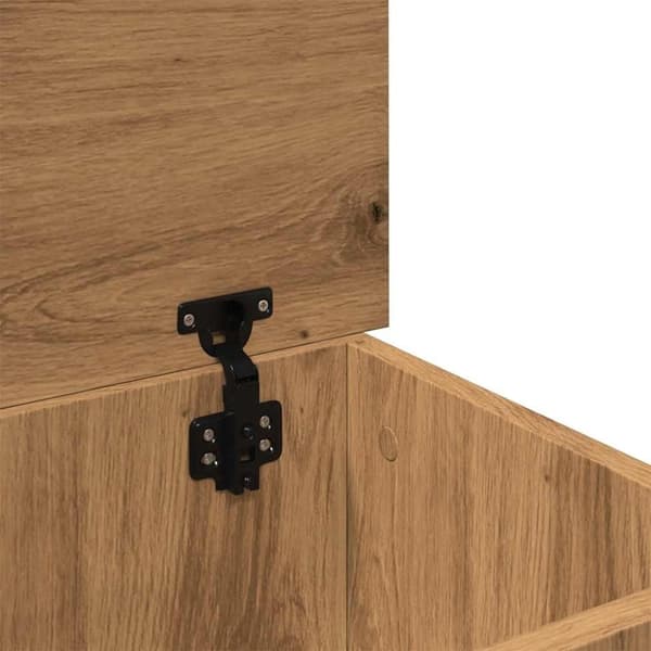 vidaXL Oppbevaringsboks artisan eik 30x50x28 cm konstruert tre