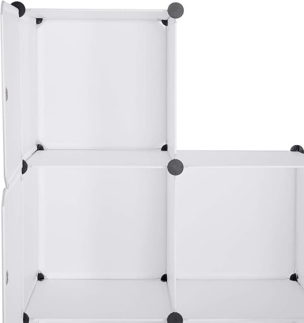 Rootz 9-Cube Hylde Opbevaringsorganisering - Skostativ - Modulært skab - Pladsbesparende - 111 cm x 111 cm x 35 cm