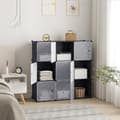 Miniatyrbillede 4 af 8: Rootz Modular 9 Cube Opbevaringshylde - Skostativ - Stabelbar Organizer - Pladsbesparende - Vandtæt - 35x35x35 cm