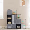 Miniatyrbillede 7 af 8: Rootz Modular 9 Cube Opbevaringshylde - Skostativ - Stabelbar Organizer - Pladsbesparende - Vandtæt - 35x35x35 cm