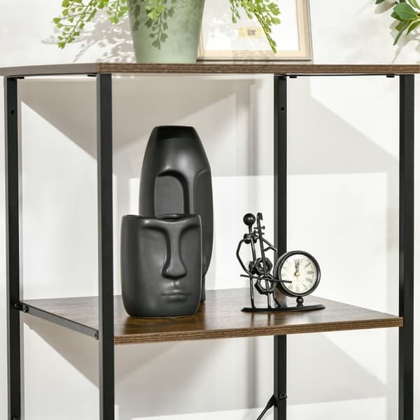 Rootz Fritstående opbevaringshylde - Kommode - Tøjstativ - Organizer - Industriel stil - 44cm x 40cm x 155cm