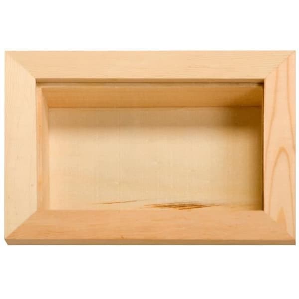 Vitrin i trä - 9 x 13 cm