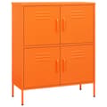 Miniatyrbild 2 av 2: Förvaringsskåp orange 80x35x101,5 cm stål