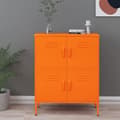 Miniatyrbild 1 av 2: Förvaringsskåp orange 80x35x101,5 cm stål