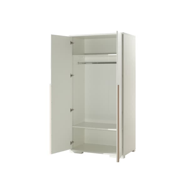 Garderobe London 2 døre - Hvid