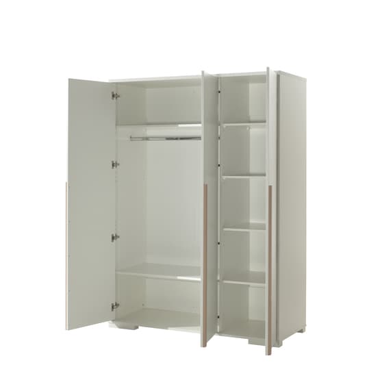 Garderobe 3 døre - London - Hvid