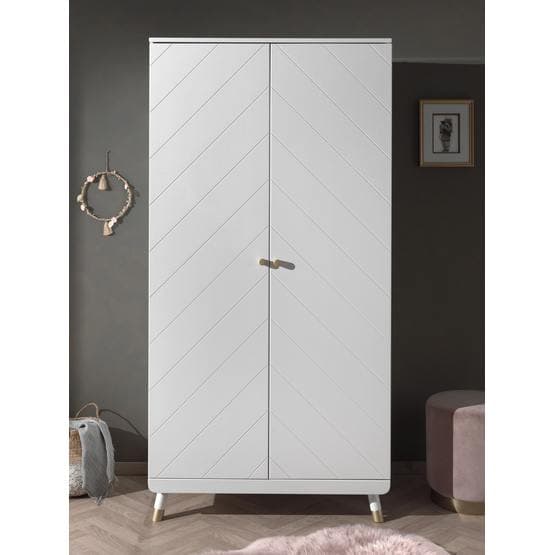 Garderobe - Billy 2 Døre - Hvid