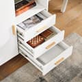 Miniatyrbillede 9 af 10: SoBuy Arkivskab Printer Stand Sidebord Vitrineskab ASK07-WN