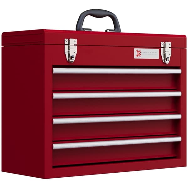 Rootz Verktygsväska - Verktygsskåp - Förvaringslåda - Robust stål - 18 kg Kapacitet - 51 cm x 22 cm x 39,5 cm