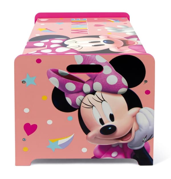 Disney Mimmi Pigg Leksakslåda och bänk i trä