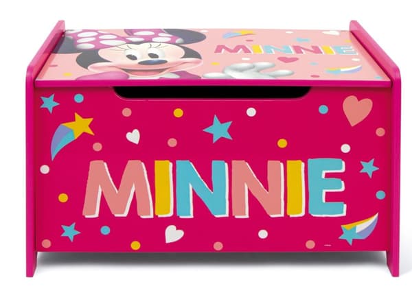Disney Mimmi Pigg Leksakslåda och bänk i trä