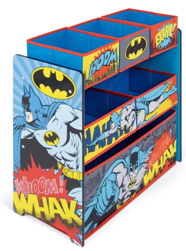 Batman Trä Hylla m/6 korgar