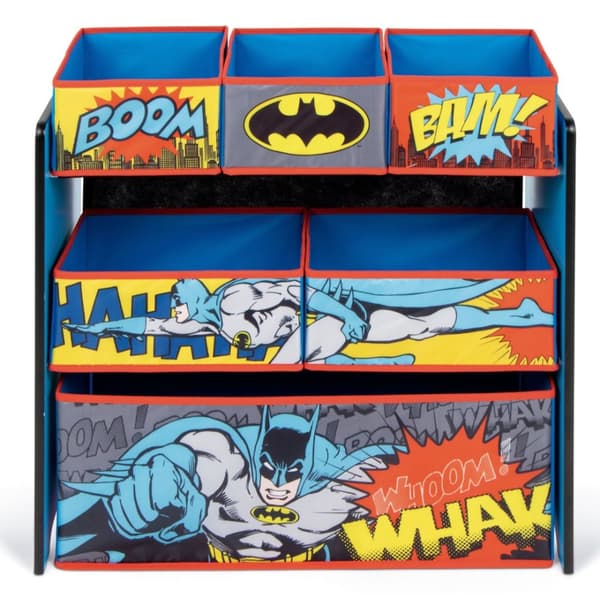 Batman Trä Hylla m/6 korgar