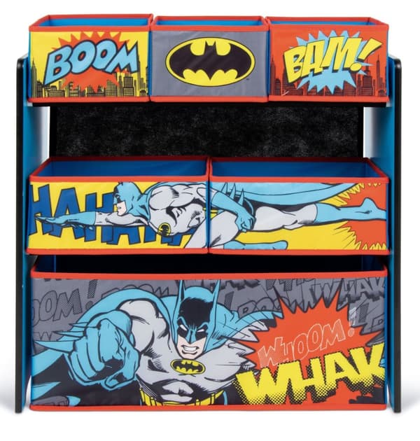 Batman Trä Hylla m/6 korgar