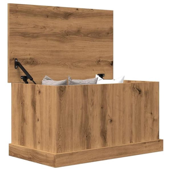 vidaXL Förvaringslåda artisan ek 70x40x38 cm konstruerat trä