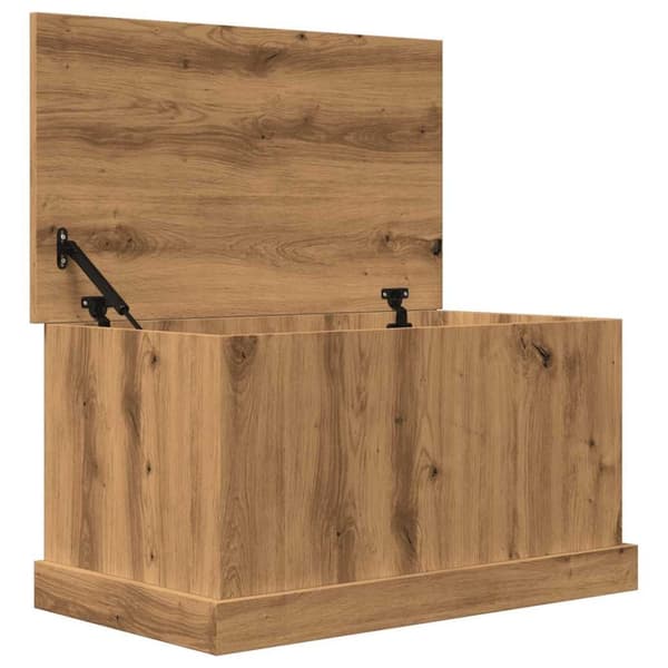 vidaXL Förvaringslåda artisan ek 70x40x38 cm konstruerat trä