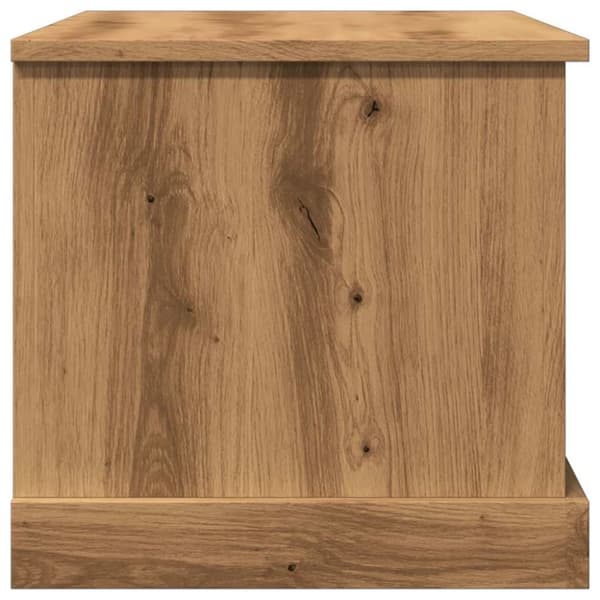 vidaXL Förvaringslåda artisan ek 70x40x38 cm konstruerat trä