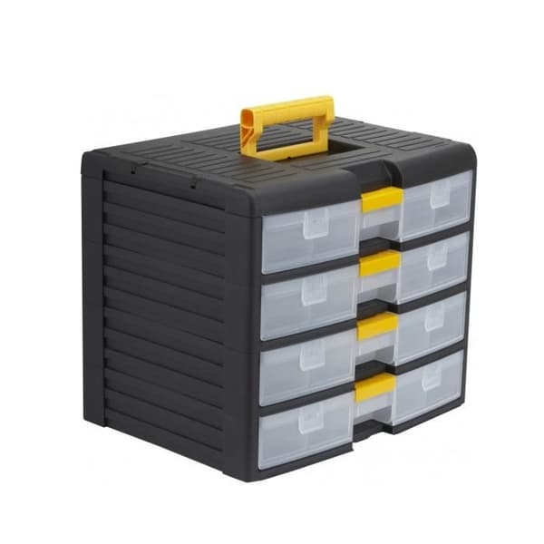 Skåp Med Skruv - Utan Märke - 4 Lådor - Plast - 33,4 cm Höjd - 39,1 cm Bredd