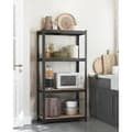 Pikkukuva 9 / 9: Rootz Black Load Hylly - Säilytysteline - Hyllyyksikkö - Jauhemaalattu teräs - MDF - Heavy Duty - 40cm x 80cm x 160cm