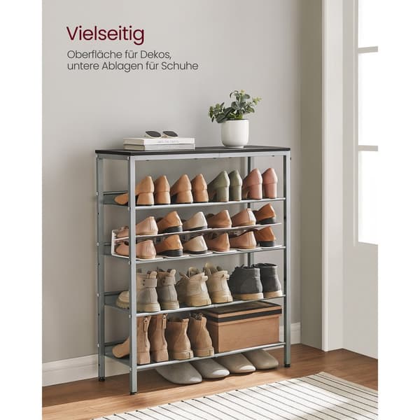 Sko rack - Industriel stil - 5 niveauer