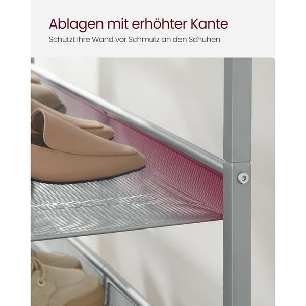Sko rack - Industriel stil - 5 niveauer