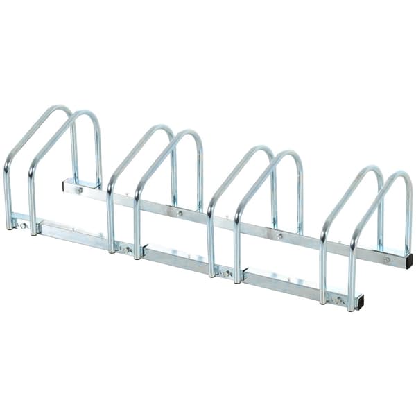 Rootz 4 Bike Stand - Cykelstativ - Cykelholder - Vejrbestandig - 110L x 33W x 27H cm - Stålkonstruktion - Pladsbesparende design