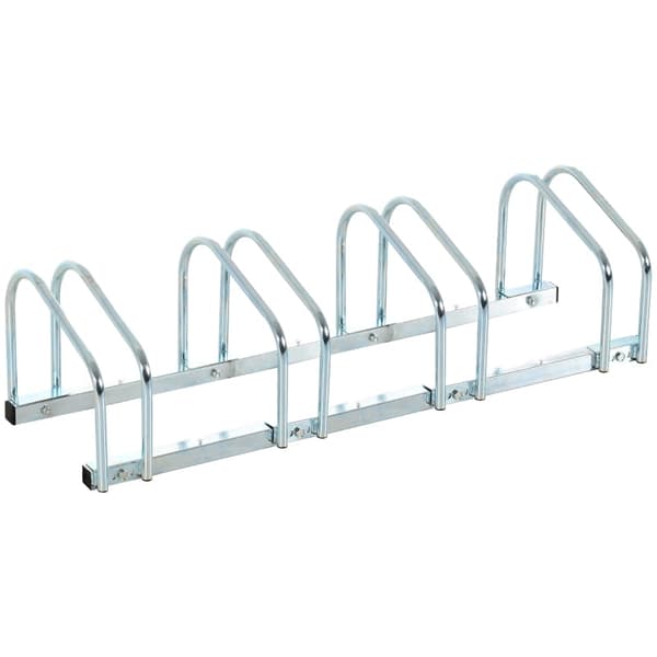 Rootz 4 Bike Stand - Cykelstativ - Cykelholder - Vejrbestandig - 110L x 33W x 27H cm - Stålkonstruktion - Pladsbesparende design