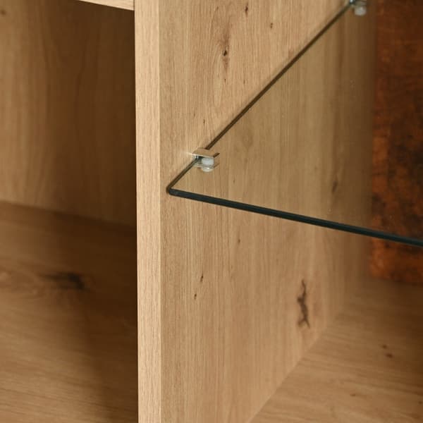 Rootz Modern skænk - Buffetskab - Opbevaringskonsol - Alsidig spånplade - 160 cm x 40 cm x 85 cm