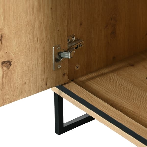 Rootz Modern skænk - Buffetskab - Opbevaringskonsol - Alsidig spånplade - 160 cm x 40 cm x 85 cm