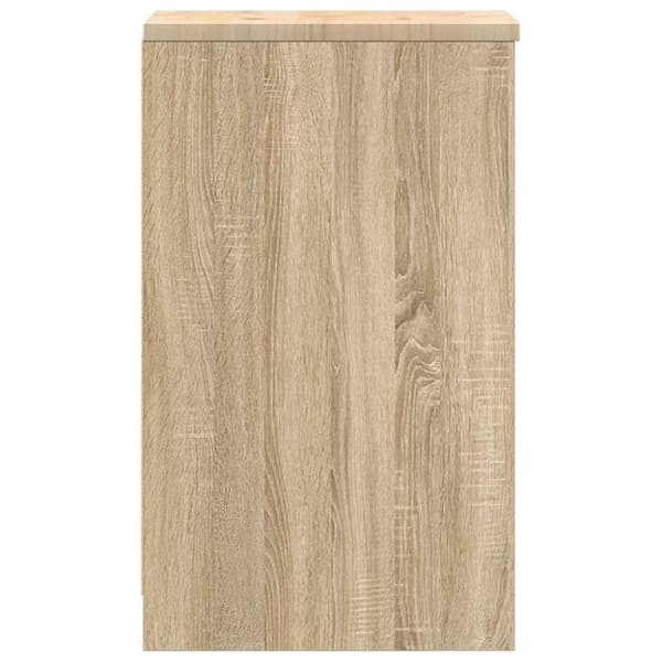 vidaXL Autotallin säilytyskaappi sonoma tammi 30x51x85 cm täysi mänty