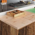 Miniatyrbilde 5 av 11: vidaXL Garasje Oppbevaringsskap Gammelt Tre 30x51x85 cm Heltre Furu