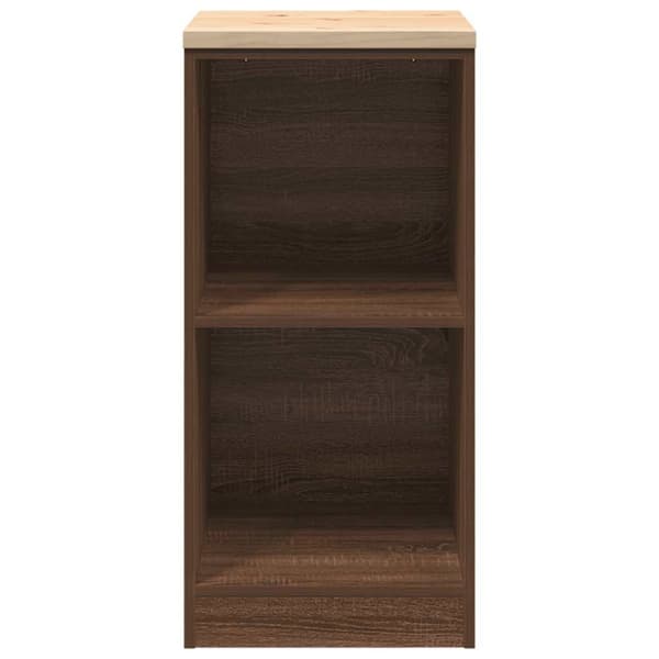 vidaXL Garasje Oppbevaringsskap Brun Eik 40x51x85 cm Heltre Furu