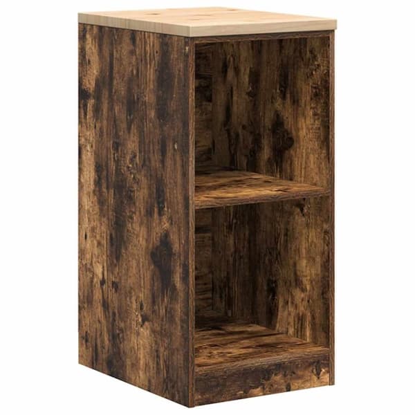 vidaXL Garasje Oppbevaringsskap Røkt eik 40x51x85 cm Heltre Furu