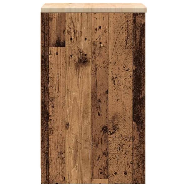 vidaXL Garasje Oppbevaringsskap Gammelt Tre 40x51x85 cm Heltre Furu
