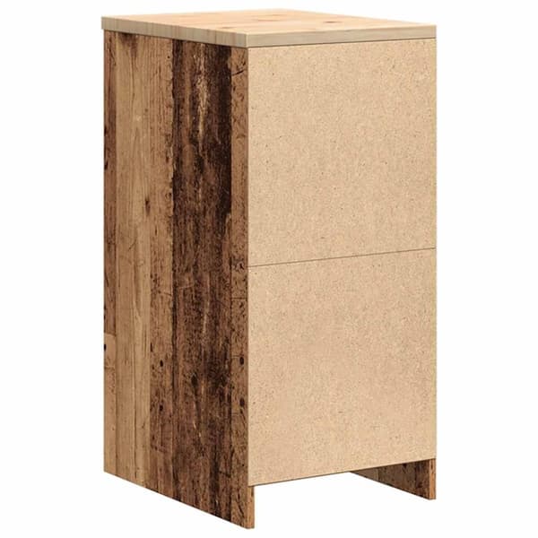 vidaXL Garasje Oppbevaringsskap Gammelt Tre 40x51x85 cm Heltre Furu