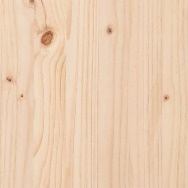 vidaXL Garasje Oppbevaringsskap Sort 30x51x85 cm Heltre Furu